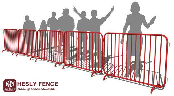 Powder Coated Crowd Control Barrier