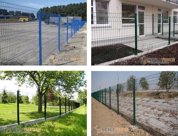 China Welded Wire Fence Panel HeslyFence Exporter