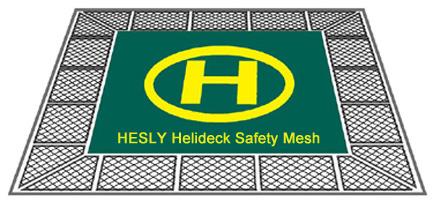 Helideck Safety Mesh Netting