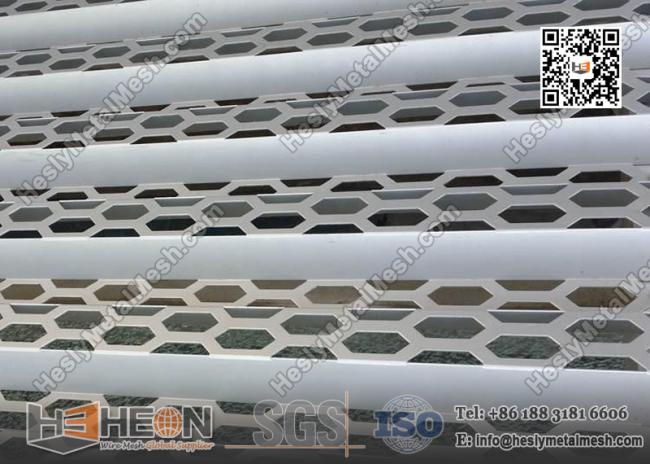 Perforated Metal Mesh Facade for Building Wall
