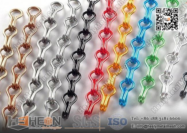 Aluminum Chain Fly Screen Curtain for doors