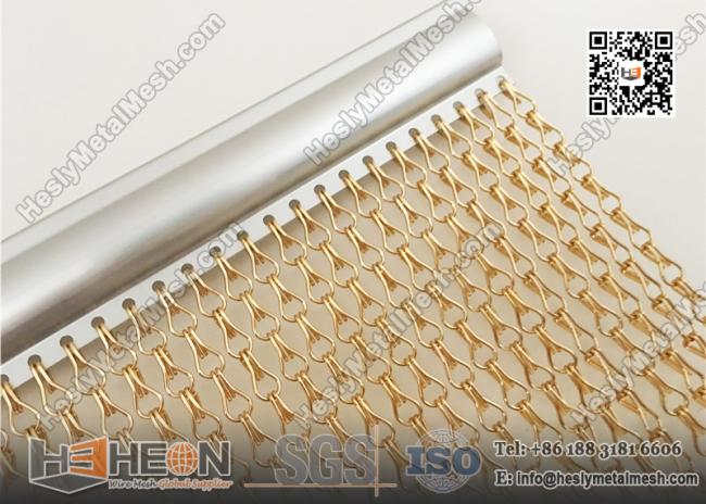Golden Architectural Decorative Mesh Curtain China Factory