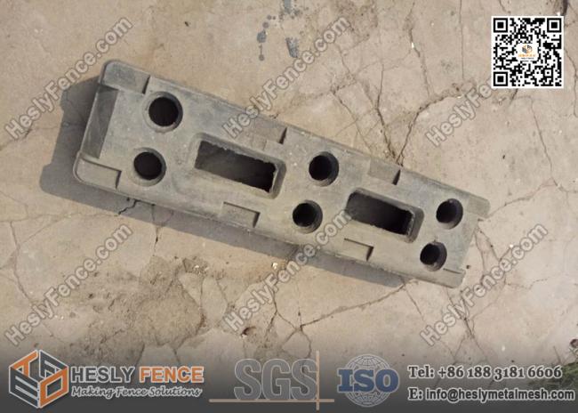 18kgs rubber block for temporary fence