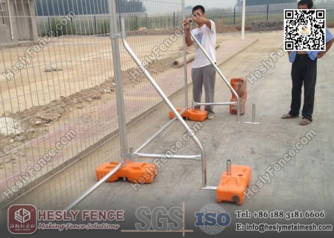 Temporary Fence Stays