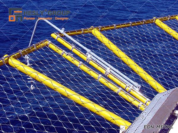 Helipad Perimeter Safety Netting China HESLY
