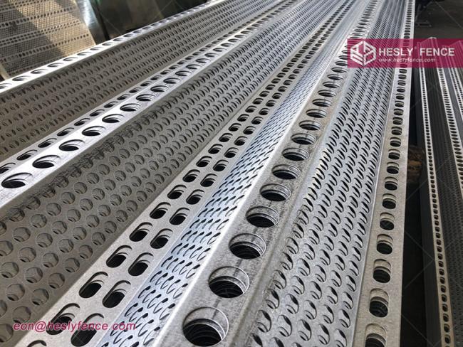 perforated metal sheet wind barriers