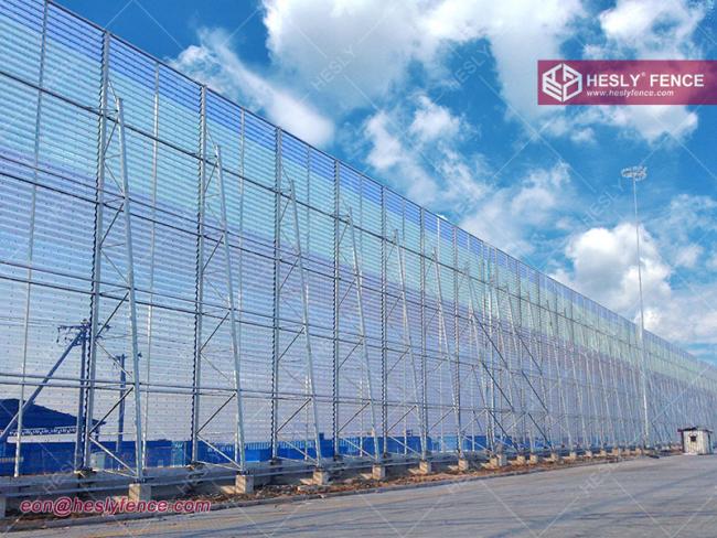 Steel Wind Control Fence System