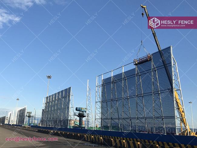 wind control barrier panels