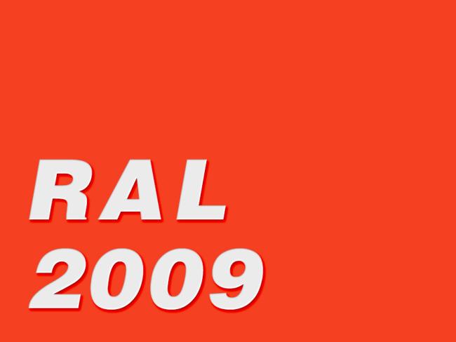 traffic orange RAL2009 traffic orange RAL2009