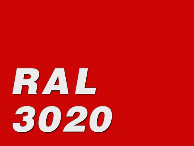 traffic red RAL3020 traffic red RAL3020