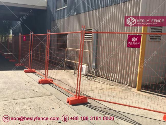 orange temporary fence China