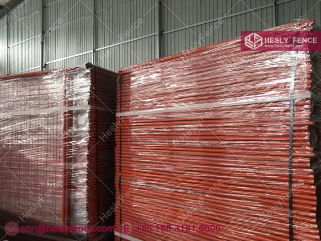 orange temporary fencing China factory sales