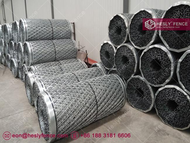 welded razor mesh rolls China HeslyFence