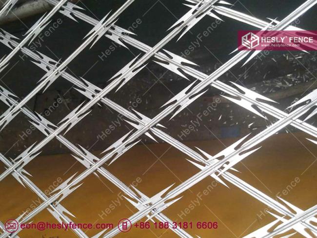 welded razor mesh fence