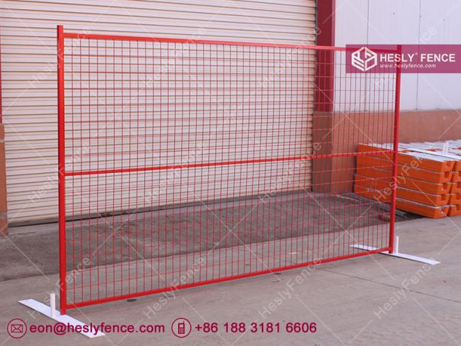 RED temporary fencing panels China