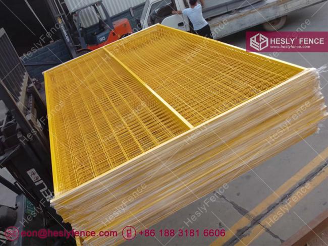 Yellow Temporary Fence China Supplier