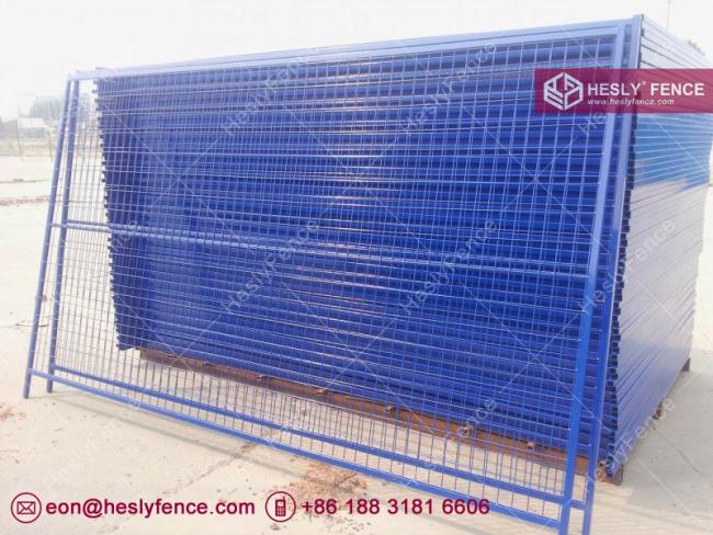 Blue Temporary Fence Panels