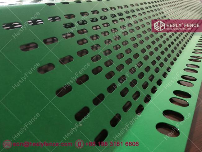 corrugated steel wind break panel HESLY FENCE CHINA