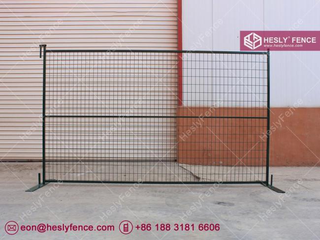 dark green portable mesh fencing panels Hesly China