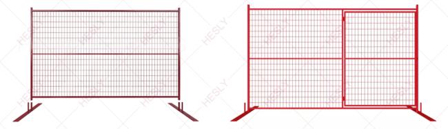 temporary construction fencing