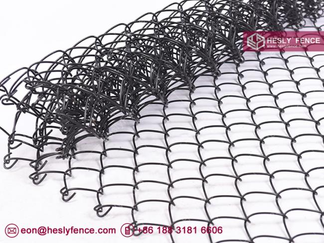 black PVC coated Chain Link Mesh HESLY China