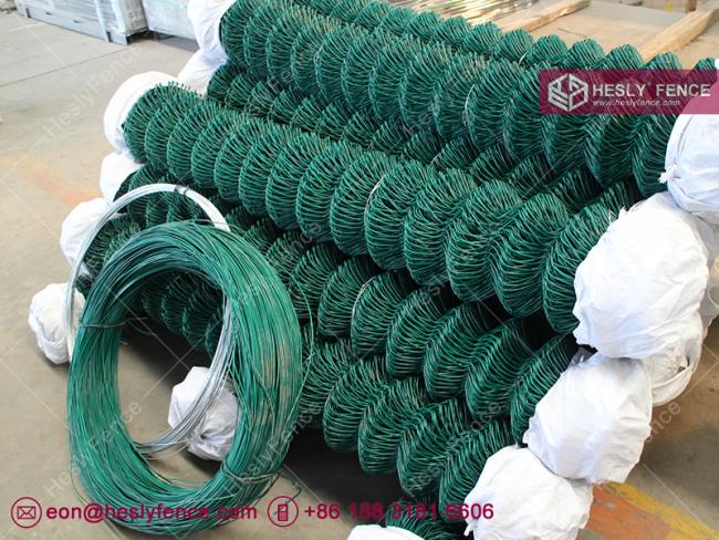dark green chain link mesh