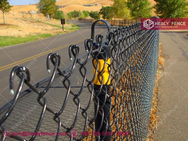Black Chain Link Fence