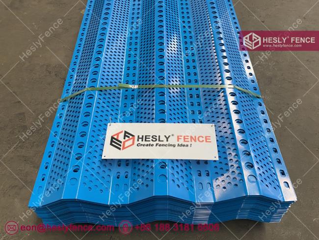 wind break barrier perforated sheet HESLY Brand