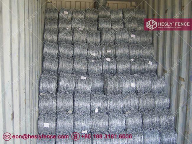 hot dipped galvanised barbed wire