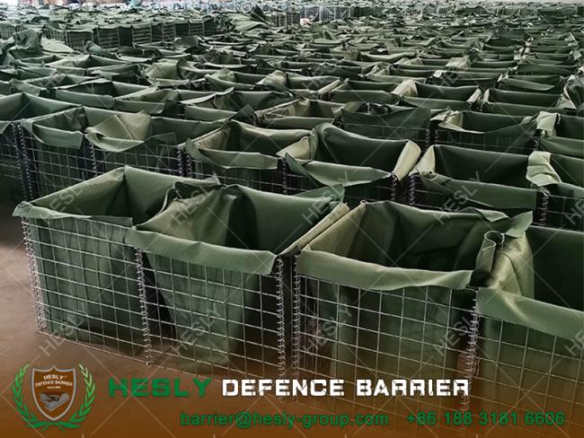 welded gabion barrier