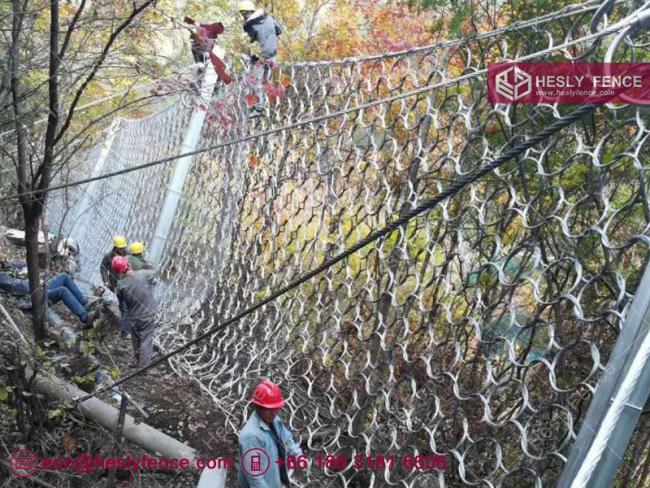 rockfall protection fence