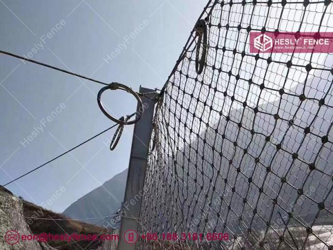 passive rockfall protection barrier