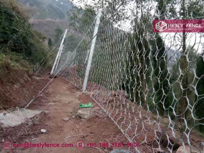 Steel Ring Net Rockfall Barrier