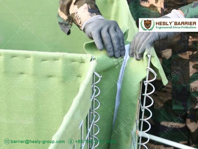 HESLY Military Gabion Barrier