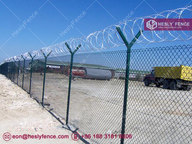 PVC coated Chainwire Fencing