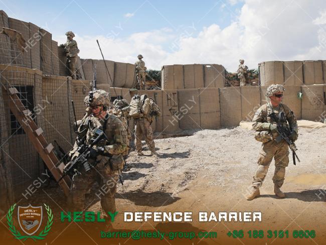 Army Gabion Barrier Wall