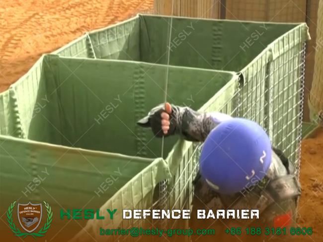 HESLY Welded gabion barrier wall