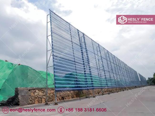windbreak panels for dust control