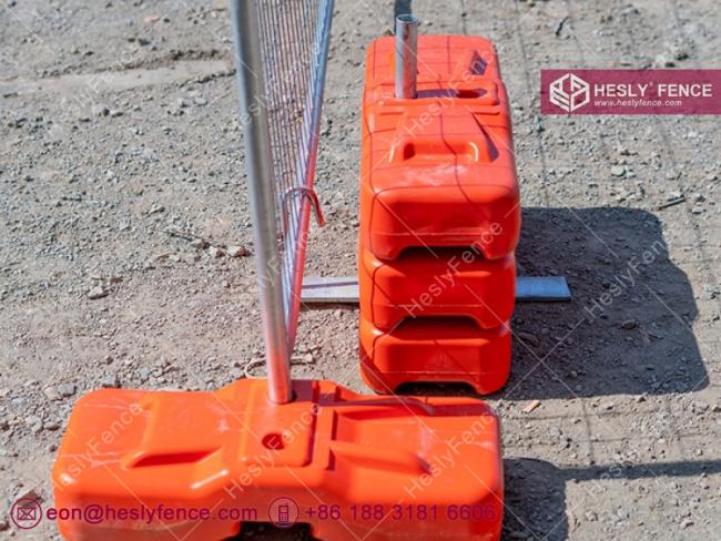 HESLY Plastic Feet Temp Fence