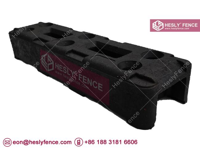 temporary fence rubber feet