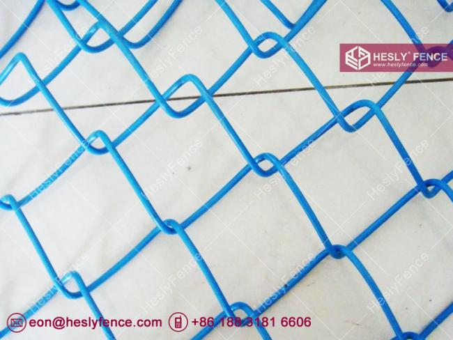 Blue PVC coated Chainwire Mesh