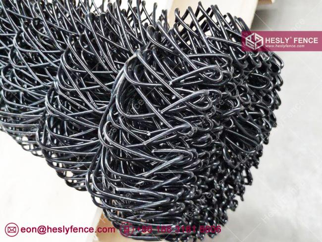 Black PVC coated Chain Link Mesh Fence