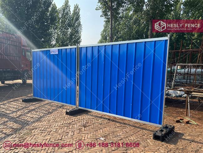 steel hoarding panels China