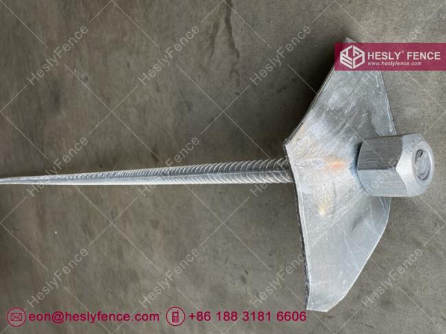 steel anchor rod for rockfall protection barrier