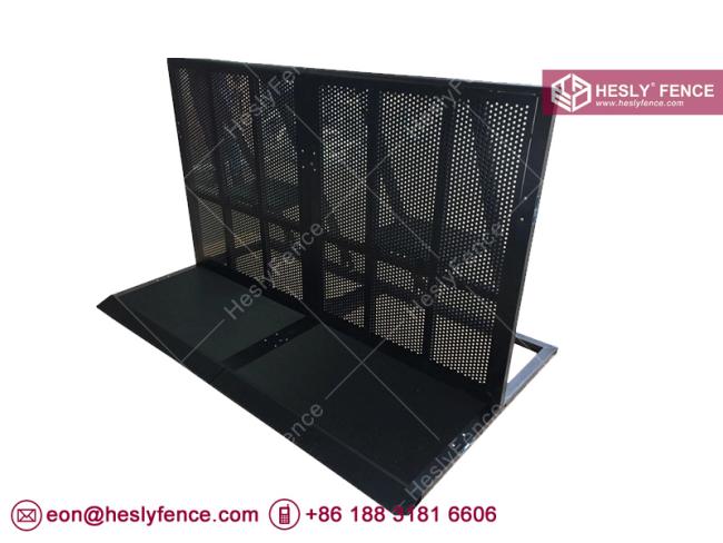 Black Aluminium Crowd Barricade