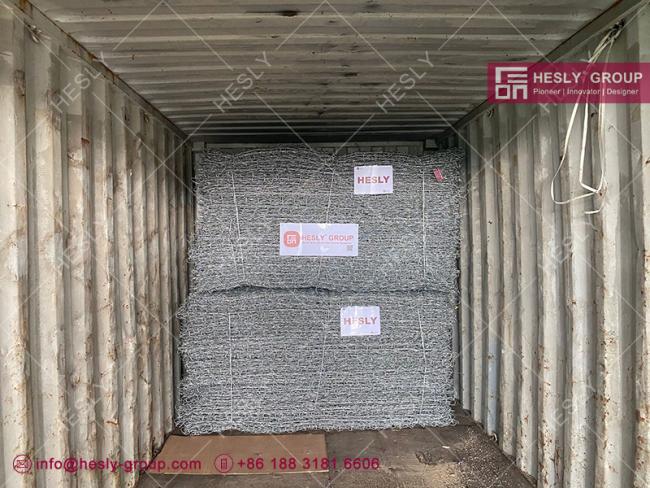 hexagonal woven gabion baskets