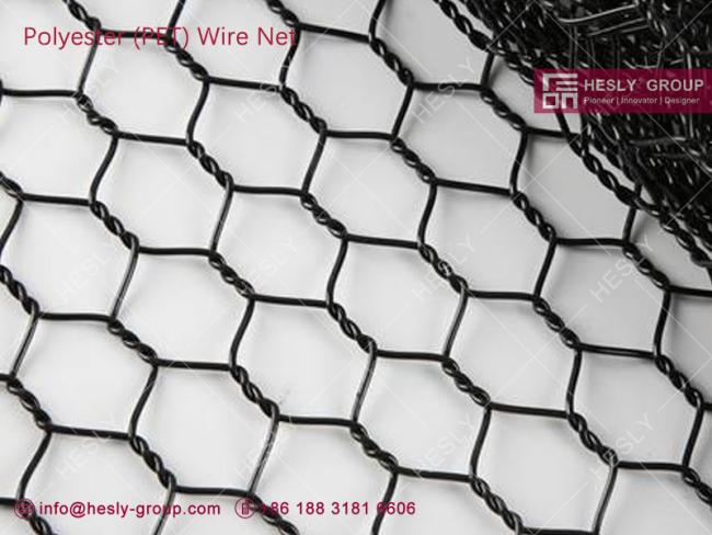 PET hexagonal woven wire mesh