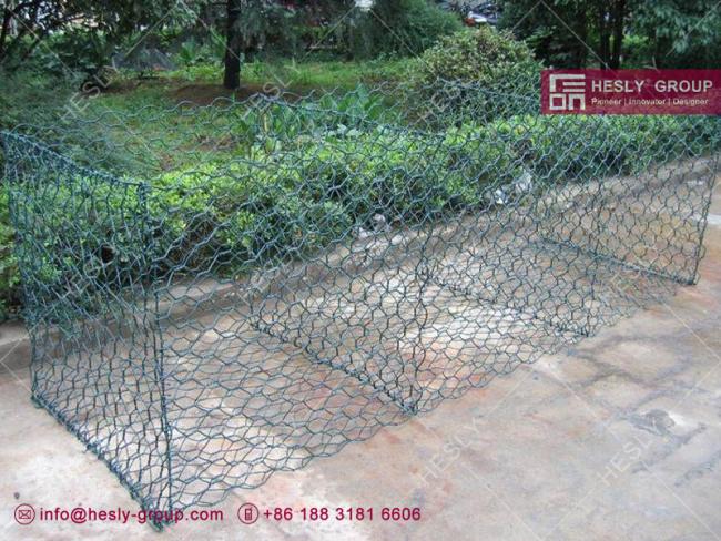 PVC coated gabion mattress