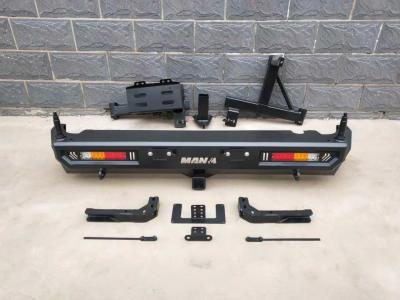 China Rear Jimny 2019 Bull Bar OEM With Fuel Tank And Tyre Bracket 195x56x45 for sale