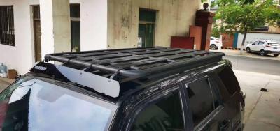 China Black Toyota 4runner Roof Cargo Carrier Luggage Rack Powder Coating for sale